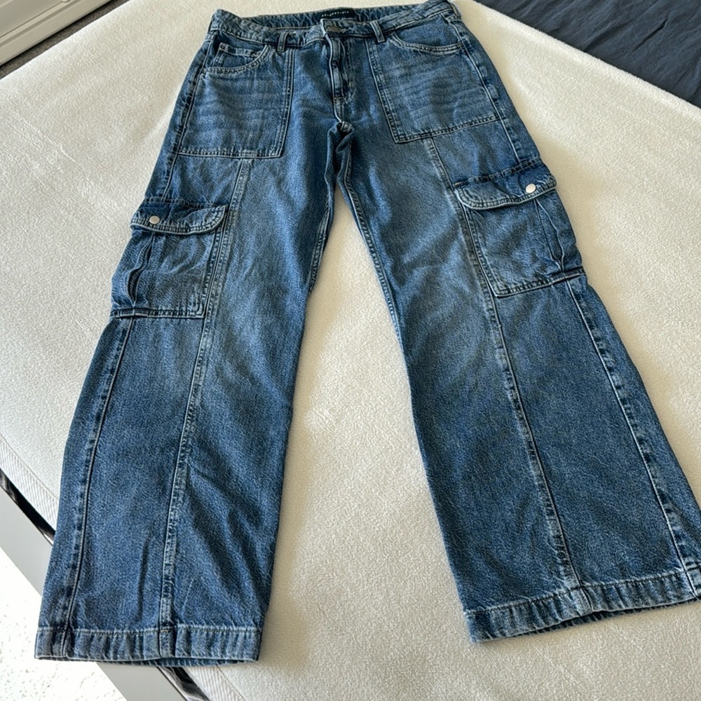 Aeropostale Utility Cargo Jeans Sz 10